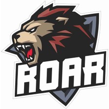 Sticker Atölyesi Lion - Gamer - Gaming - Esports Sticker - 29011 Renkli 10 x 10 cm