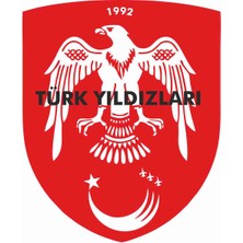Sticker Atölyesi Türk Yıldızları Sticker - 25032 Kırmızı 12 x 10 cm