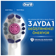 Oral-B 3D White 4'lü Şarjlı Diş Fırçası Yedek Başlığı