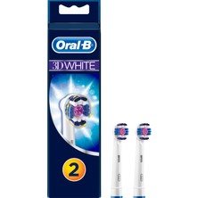 Oral-B 3D White 2'li Şarjlı Diş Fırçası Yedek Başlığı