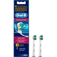 Oral-B Floss Action 2'li Diş Fırçası Yedek Başlığı EB25