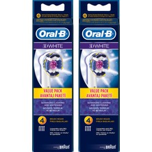 Oral-B 3D White 8'li Diş Fırçası Yedek Başlığı