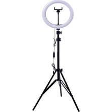 Kyrotech Ring Light LED Sürekli Işık 14" Youtuber Light Kuaför Işığı Işık Ayaklı Tripod