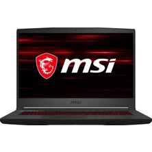 MSI GF65 Thin 10SDR-638XTR Intel Core i5 10300H 8GB 512GB SSD GTX1660Ti Freedos 15,6" FHD Taşınabilir Bilgisayar