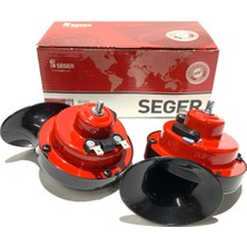 Seger Salyangoz Dadat Korna Çiftli Takım Çift Fişli 12V 410-510Hz 105-118DB