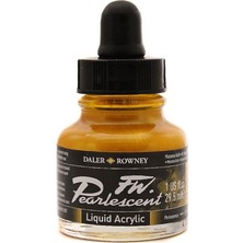 Daler Rowney Fw Pearlescent Acrylic Ink 29.5ml 117 Mazuma Gold