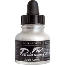Daler Rowney Fw Pearlescent Acrylic Ink 29.5ml 125 White Pearl