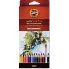 Koh-I-Noor Mondeluz Aquarell Sulu Boya Kalem Seti 24LÜ 3718