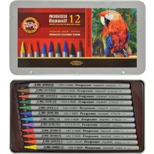 Koh-I-Noor Progresso Aquarell Woodless Coloured Pencil Set 12LI