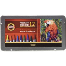 Koh-I-Noor Progresso Aquarell Woodless Coloured Pencil Set 12LI