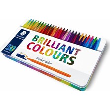 Staedtler Triplus Color Keçe Uçlu Kalem 1.0mm 50LI Metal Kutu