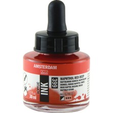 Talens Amsterdam Acrylic Ink 30ML 399 Naphthol Red Deep