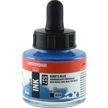 Talens Amsterdam Acrylic Ink 30ML 517 Kings Blue