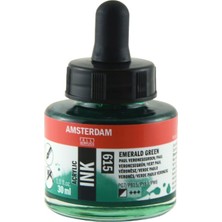 Talens Amsterdam Acrylic Ink 30ML 615 Emerald Green