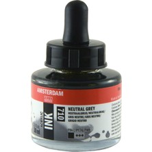 Talens Amsterdam Acrylic Ink 30ML 710 Neutral Grey