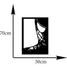 Woodenart Ledli  Spıderman Ahşap Tablo
