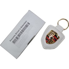 Ripido Porsche Anahtarlık Drivers Selection Beyaz Deri