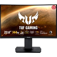 Asus Tuf Gaming VG24VQ 23.6" 144Hz 1ms (HDMI+Display) Freesync Curved Monitör