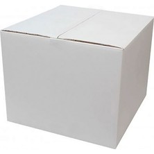Unipak Beyaz Renk Tek Oluklu A-Box Koli 30 x 25 x 15 cm 10'lu