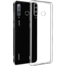 Gpack Huawei P40 Lite E Kılıf Kamera Korumalı Silikon Şeffaf