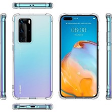 Gpack Huawei P40 Kılıf AntiShock Ultra Koruma Sert Kapak Şeffaf