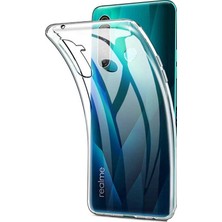 Gpack Realme C3 Kılıf Süper Silikon Yumuşak Arka Koruma Şeffaf