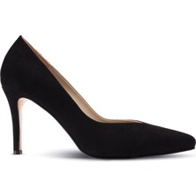 Deery Siyah Süet Kadın Stiletto