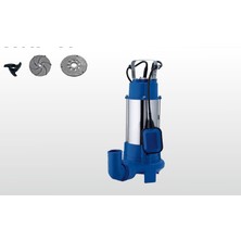 Winpo V 1300 D F Flatörlü Bıçaklı Foseptik Drenaj Dalgıç Pompa 14Mss 27M³/H Monofaze 220V