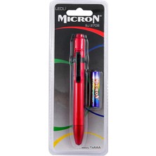 Micron Kalem Fener LED SJ-2708 + 1 Aaa Alkalın Pil