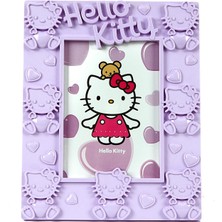Birlik Fotoğrafçılık Mor Hello Kity Çerçeve 5x7 (13X18) YJL7730