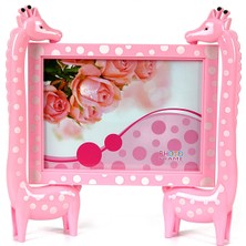 Birlik Fotoğrafçılık Pembe Zürafa Çerçeve 5x7 (13X18) LM7487