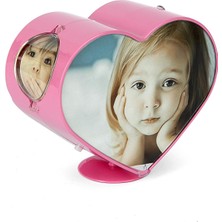 Birlik Fotoğrafçılık Pembe Dönen Kalp Çerçeve 014S