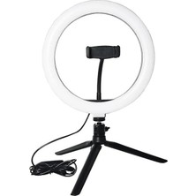 Kyrotech Ring Light Sürekli Işık 8" Halka Işık Youtuber Video Makyaj Kuaför Işığı