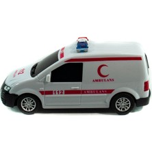 Duman Uzaktan Kumandalı  Ambulans 1:20 Ölçek Caddy