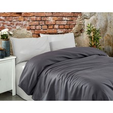 Komfort Home Çift Kişilik Ranforce Pike Takımı 200x230 cm  Antrasit