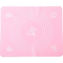 Demet Plastik 40 x 50 cm Silikon Hamur Matı Pembe Renk