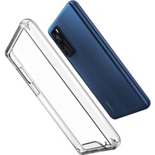 Case Street Huawei P40 Kılıf Gard Nitro Şeffaf Sert Silikon Renksiz