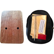 Kalimba Maun Model 17 Tuşlu Pro Kalimba + Çekiç + Kılıf + Nota Sticker