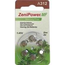 Zenipower 312 Numara Işitme Cihazı Pili / 5 Paket / 30 Adet