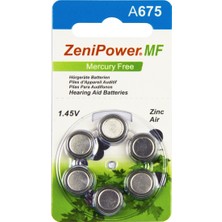 Zenipower 675 Numara Işitme Cihazı Pili / 10 Paket - 60 Adet