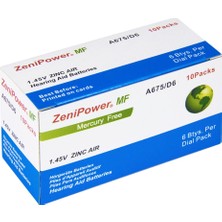 Zenipower 675 Numara Işitme Cihazı Pili / 10 Paket - 60 Adet