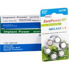 Zenipower Implant Pili (Koklear - Cochlear) A675P (10 Paket-60 Adet)