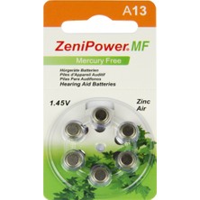 Zenipower 13 Numara Işitme Cihazı Pili 10 Paket - 60 Adet