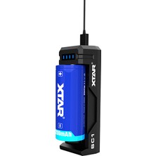 Xtar Sc1 - Taşınabilir Hızlı Li-Ion Pil Şarj Cihazı / 1li