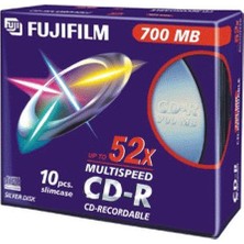 Fujifilm Cd-R 700MB - 52X Ince Kutu - 10 Adet