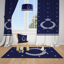 Mekta Home  Modern Çocuk ve Bebek  Odası Fon Perdesi 2 Kanat MKT-144