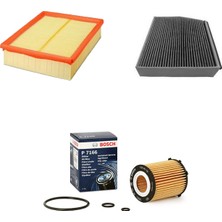 Bosch Mercedes C Serisi W205 C 180 Bnz 2013+ Hava + Yağ + Polen