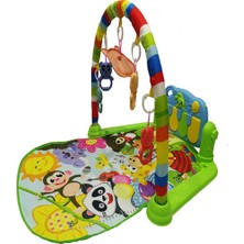 Baby Londy Huanger Müzikli Piyanolu Bebek Oyun Halısı Yeşil