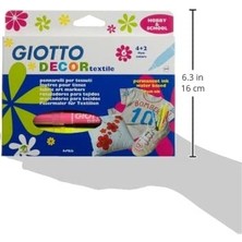 Giotto Decor Textile Kumaş Boyası 6'lı 494800