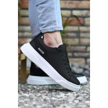 Riccon Siyah Beyaz Erkek Sneaker 0012166